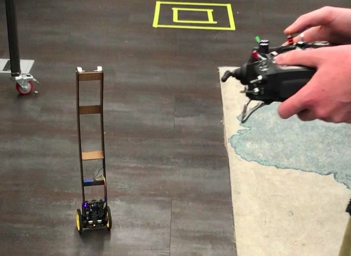Locomotion of Inverted Pendulum Robot